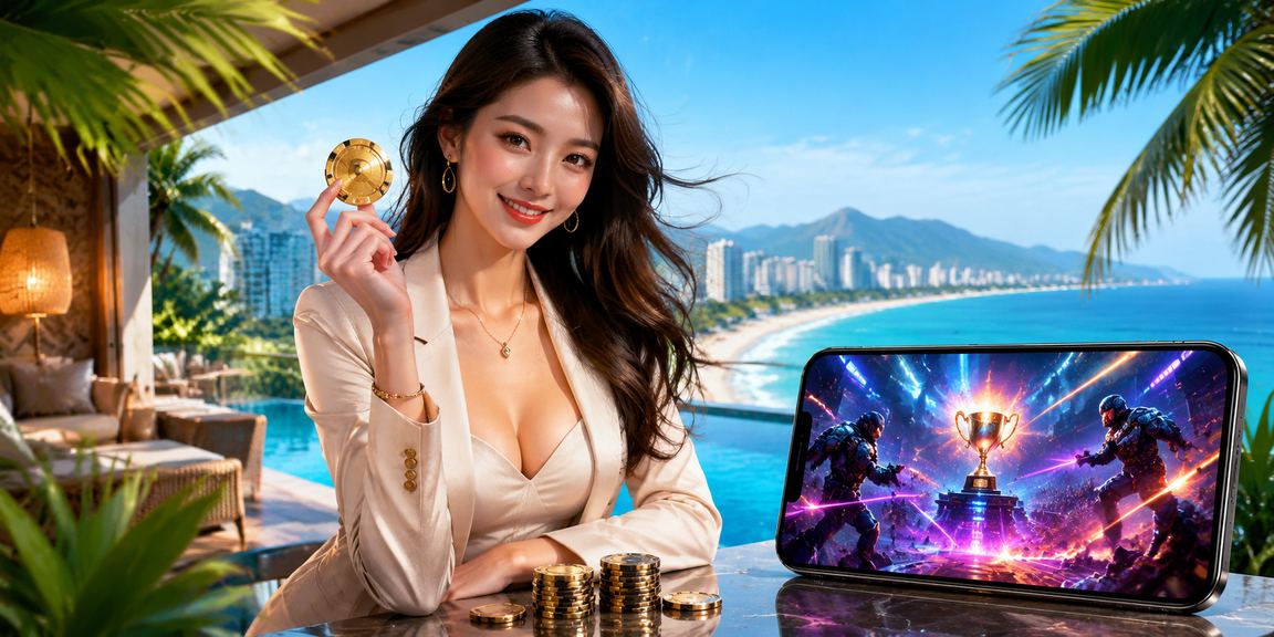 Người dùng tại bãi biển Đà Nẵng sử dụng điện thoại để tham gia cá cược và kiểm tra giao dịch thanh toán